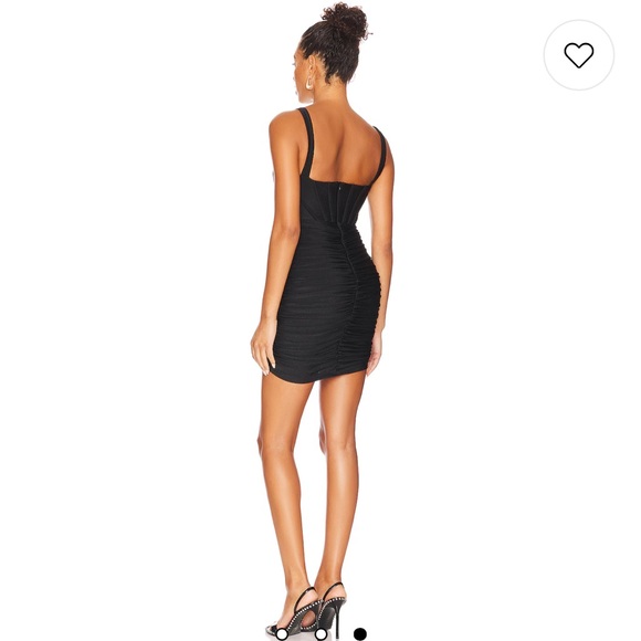 H:ours Miquela Mini Dress in Black XS - Picture 2 of 7
